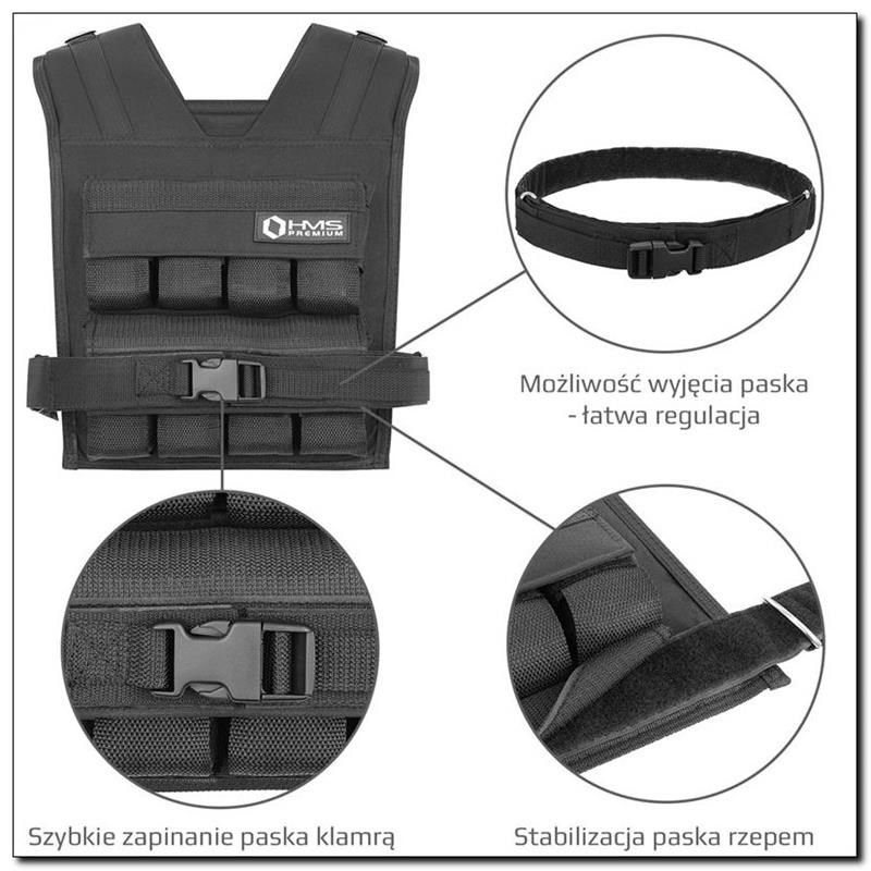28. Cordura HMS KTO16 16 kg Gewichtstrainingsweste
