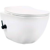 WC-Becken mit Bidetfunktion – mit Mischbatterie