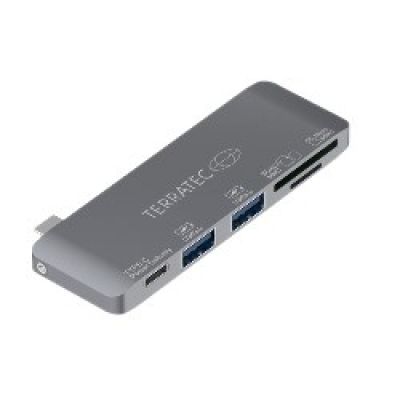 2. Terratec 283005 USB 3.2 Gen 1 (3.1 Gen 1) Typ-C Dockingstation, Grau
