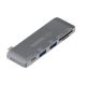 2. Terratec 283005 USB 3.2 Gen 1 (3.1 Gen 1) Typ-C Dockingstation, Grau