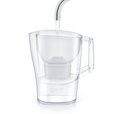 4. BRITA Aluna Kanne 2,4 l + 2 MAXTRA Kartuschen (weiß)