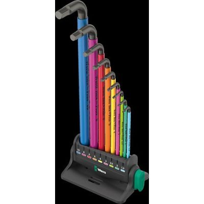 2. Satz 950/9 HEX-PLUS MULTICOLOUR 3 Inbusschlüssel 9CZR