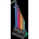 2. Satz 950/9 HEX-PLUS MULTICOLOUR 3 Inbusschlüssel 9CZR