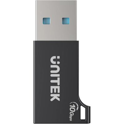 3. UNITEK Adapter USB-A auf USB-C 10 Gbit/s Stecker/Buchse Schwarz
