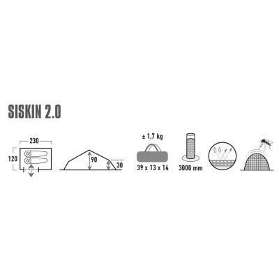 10. High Peak Siskin 2 Zelt 10184