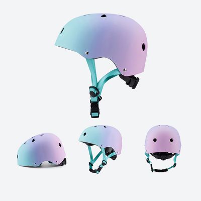 5. Wozinsky S BMX/Scooter-Helm - Rosa Farbverlauf
