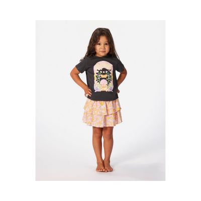 3. RIP CURL Rainbow Tropics Art Tee - Mädchen Schwarz