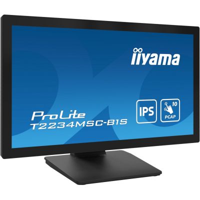 3. Monitor IIYAMA T2234MSC-B1S 21,5 Zoll PCAP Rahmenlose Frontlautsprecher 10P-Touchscreen mit Anti-Fingerprint-Beschichtung IPS-Panel 1920x1080