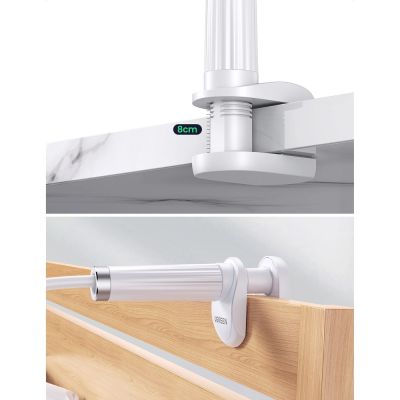 11. Ugreen Universalhalterung Ständer Handyhalter Tablet (bis 12cm breit) Stativ Lazy Holder mit flexiblem Arm weiß (30488 LP113)