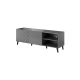 3. ABETO TV-Schrank 150x42x52 Graphit/Glanzgraphit