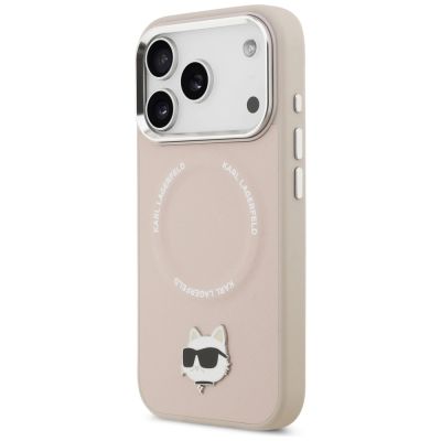 2. Karl Lagerfeld Choupette Pin MagSafe Case für iPhone 17 Pro Max - Pink