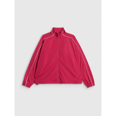 8. Locker geschnittenes Damen-Sweatshirt ohne Kapuze, schnelltrocknend, Größe 4F 4FRSS26TSWSF2982-62S