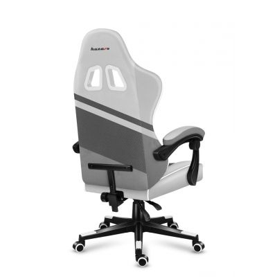 6. Huzaro Force 4.4 Grauer Mesh-Gaming-Stuhl