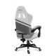 6. Huzaro Force 4.4 Grauer Mesh-Gaming-Stuhl