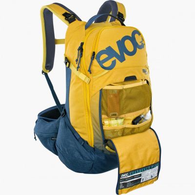 8. Evoc Trail Pro 26 Enduro-Rucksack – Curry/Denim, Größe: S/M