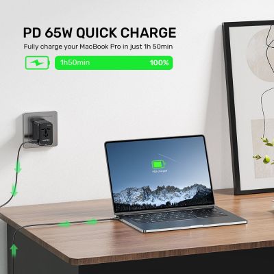 26. UNITEK Reiseladegerät EU/US/UK/AUS GAN PD 65W