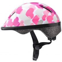 Meteor KS06 Hearts rosa Fahrradhelm Größe S 48-52cm Jr 24819