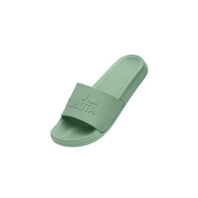 11. Kubota Basic schlichte pastellgrüne Pool-Flip-Flops K25SS-101-001-17-1