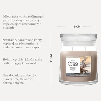 2. Mittlere Kerze SEASIDE WOODS YANKEE