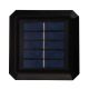 GREENBLUE LED-Solarleuchte für Pfosten. 100 x 100 mm, Umschlagform, 3200 K GB128 WW