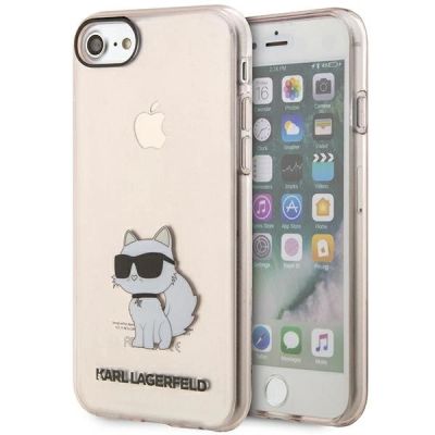 Karl Lagerfeld KLHCI8HNCHTCP iPhone 7/8/ SE 2020 / SE 2022 pink/pink Hardcase Ikonik Choupette