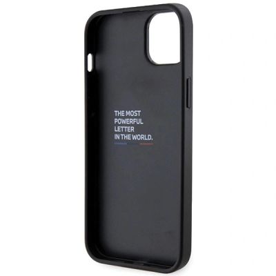 7. BMW Grip Stand Hot Stamp Hülle für iPhone 14 / 15 / 13 - Schwarz