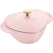 STAUB SPECIAL COCOTTE Gusseisentopf Herz 1,75 l, rosa