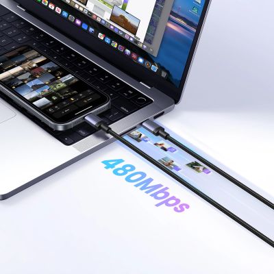 5. Ugreen USB-C auf USB-C PD-Kabel 240 W 1 m – Schwarz