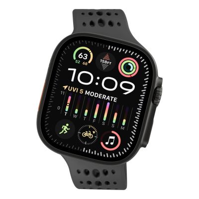 2. Decoded Ares O Uhrenarmband, schwarzes Silikon