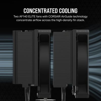 5. Corsair AF ELITE A115 Prozessor-Luftkühler 14cm Schwarz 1 Stück.