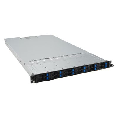 3. Asus Rack-Plattform (1U) RS501A-E12-RS12U AMD Epyc 9005/9004 (12x NVMe/SATA HS, 2x M.2, 2x 1 Gbe, IPMI, 1+1 1600W)