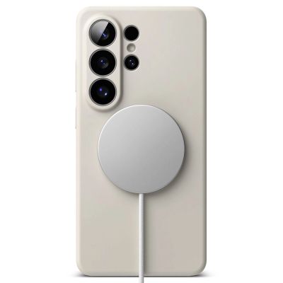4. Ringke Silikon MagSafe Hülle für Samsung Galaxy S26 Ultra – Beige