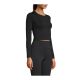 4. CASALL Crop Langarm T-Shirt schwarz