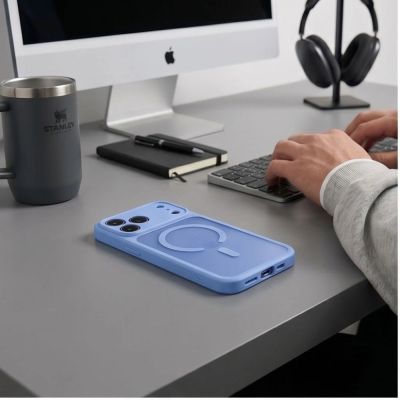 6. Tech-Protect BasicMag MagSafe Hülle für iPhone 17 Pro Max / 18 Pro Max – Hellblau matt