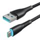 4. Joyroom Starry Serie SA32-AC6 100W USB-A / USB-C Kabel 1m - schwarz