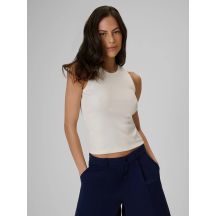 Schmal geschnittenes, geripptes Damen-Stricktop 4F 4FRSS26TSLEF338-12S