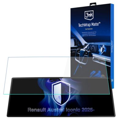 3mk TechWrap Matte Cluster™ Displayschutzfolie für das Armaturenbrett des Renault Austral Iconic 2025