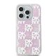 3. DKNY Liquid Glitter Multilogo iPhone 15 Pro Hülle – Pink