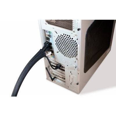 3. Kabel beschriften, Kabelrohr, Schwarz