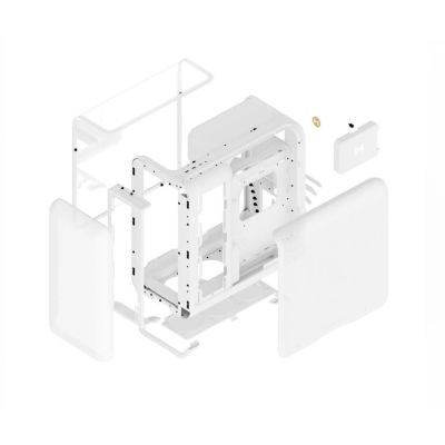 7. HYTE X50 Midi Tower Weiß
