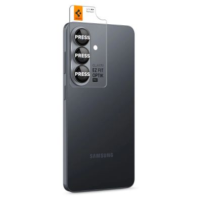 7. Spigen Glas.Tr Ez Fit Optik Pro HD Kameraschutzhülle (2er-Pack) für Samsung Galaxy S26 – Schwarz