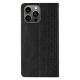 6. Magnet Strap Case für Samsung Galaxy S23 Ultra Flip Wallet Mini Lanyard Stand Schwarz