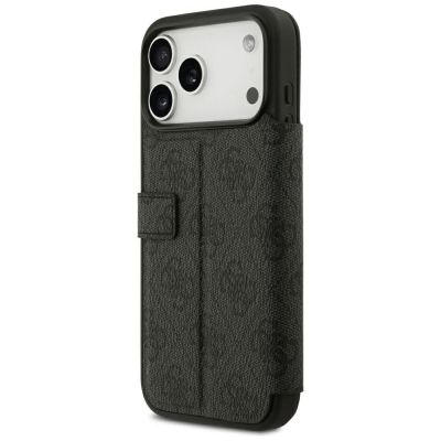 5. Guess Book 4G Metall-Logo-Hülle für iPhone 18 Pro Max / 17 Pro Max – Schwarz