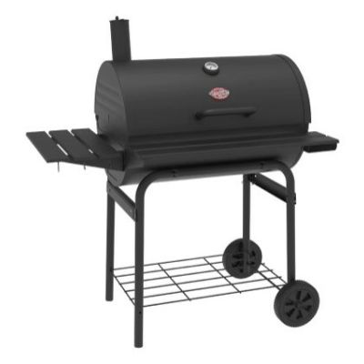 4. Char-Griller Pro Deluxe Fassgrill Holzkohle (Brennstoff) Schwarz