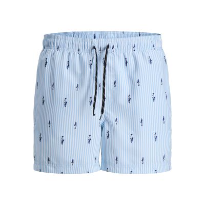 Jack&Jones Herren JWHARUBA Badeshorts mit Print 12206537 Kaschmir Blaue Streifen