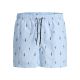 Jack&Jones Herren JWHARUBA Badeshorts mit Print 12206537 Kaschmir Blaue Streifen