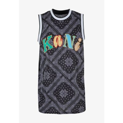 8. Karl Kani Woven Signature Paisley Basketball Tank M 6031440