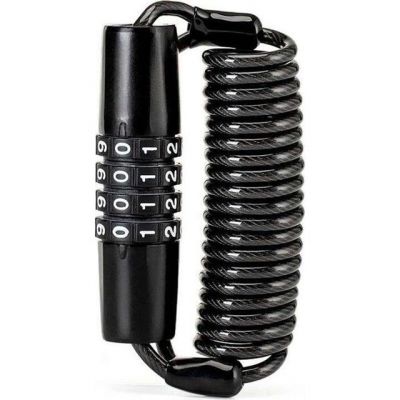 Fahrradschloss Rockbros T609 mit Zahlencode, 1,5 m – schwarz