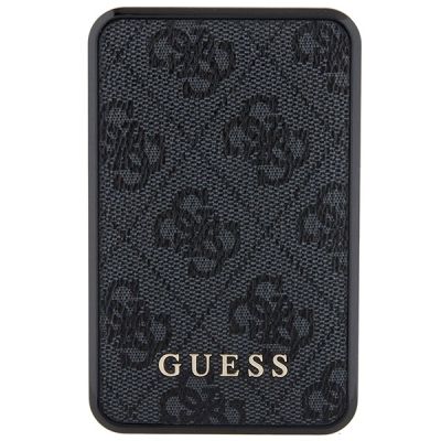 2. Guess Powerbank 18W GUPB10DP4GEGK 10000mAh schwarz/schwarz 4G Leder Metall Logo