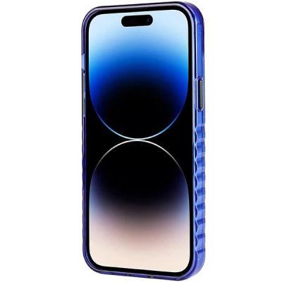 5. Audi IML Big Logo MagSafe Hülle für iPhone 14 Pro Max – blau
